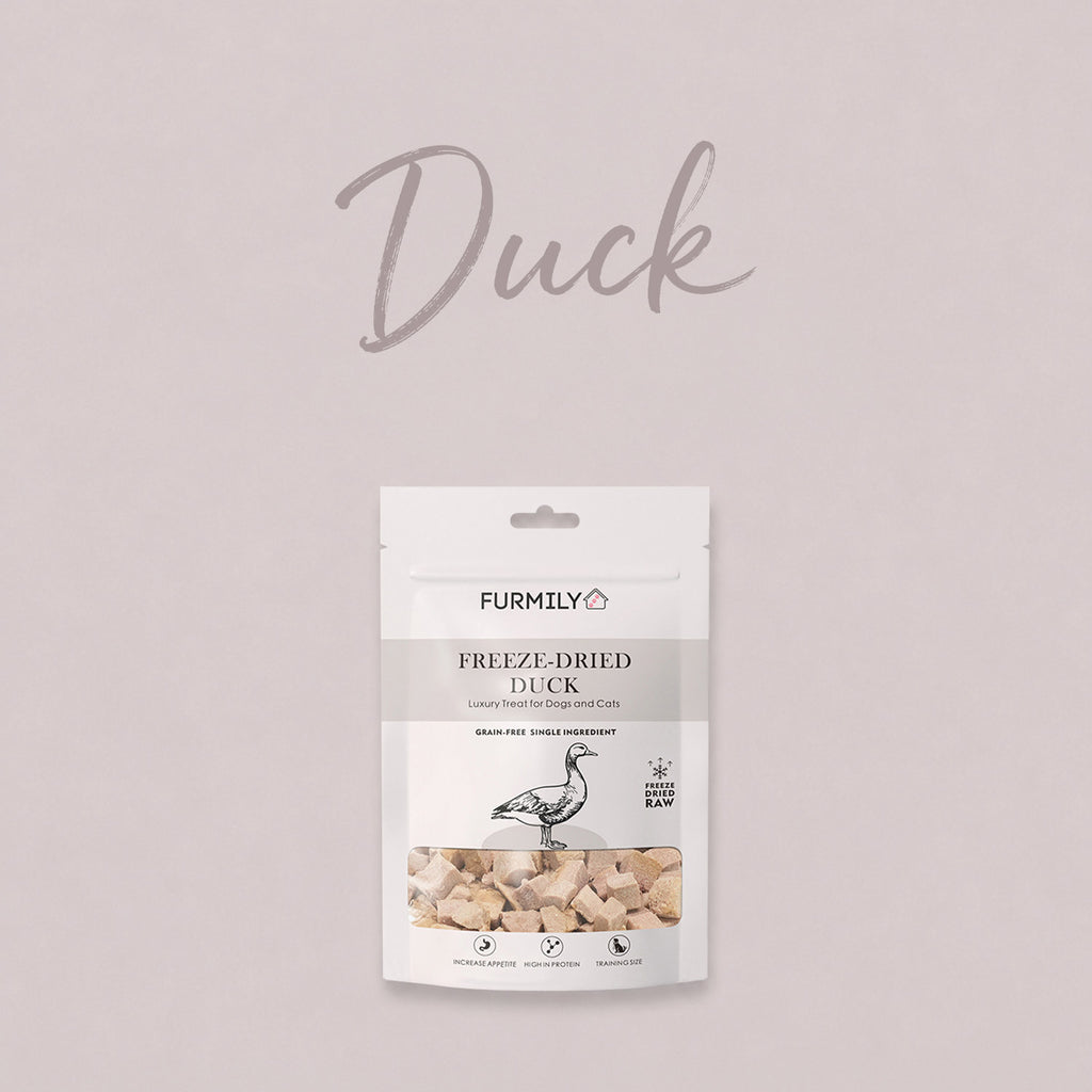Freeze-Dried Duck Pet Treats by FURMILY 40g/100g