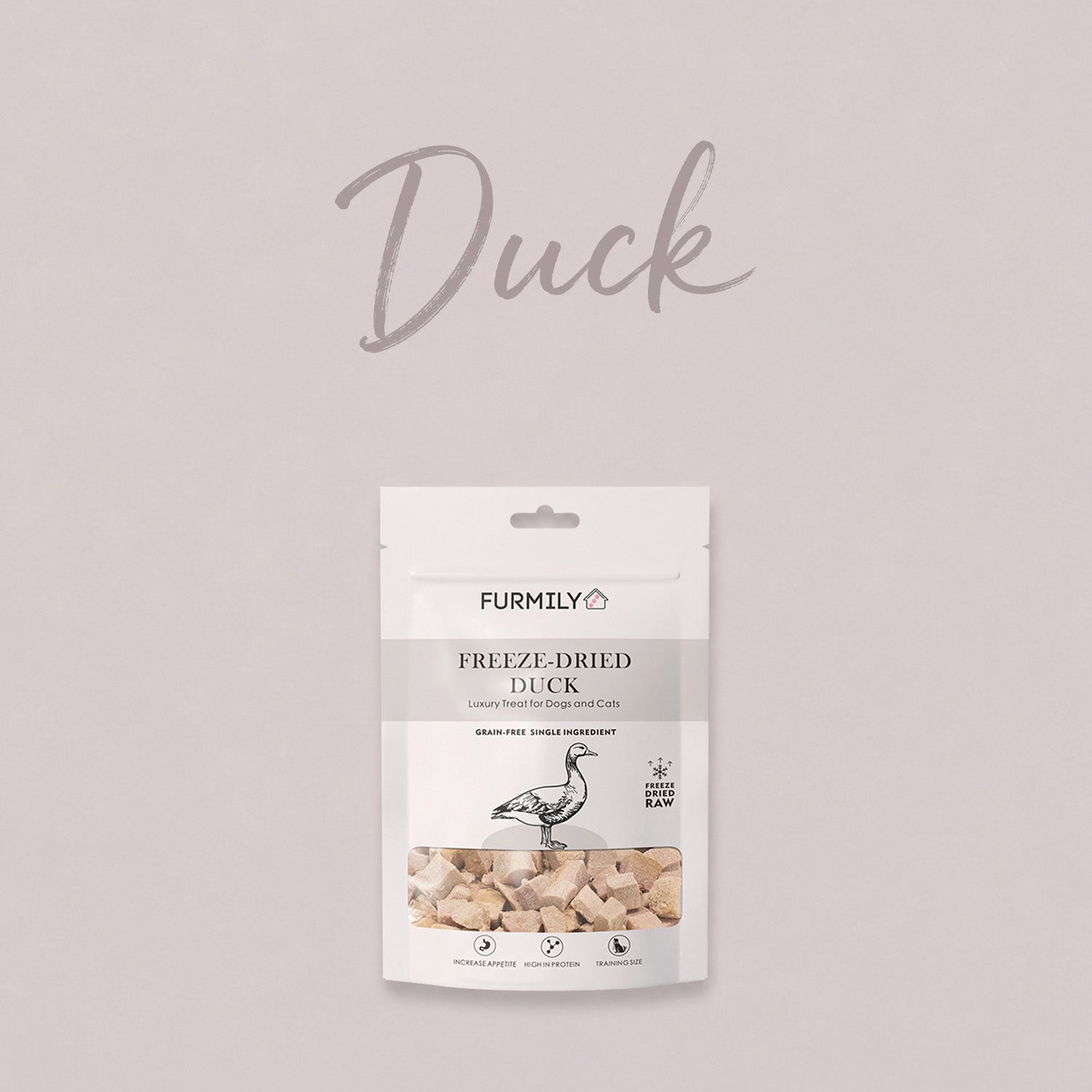Freeze-Dried Duck Pet Treats by FURMILY 40g/100g