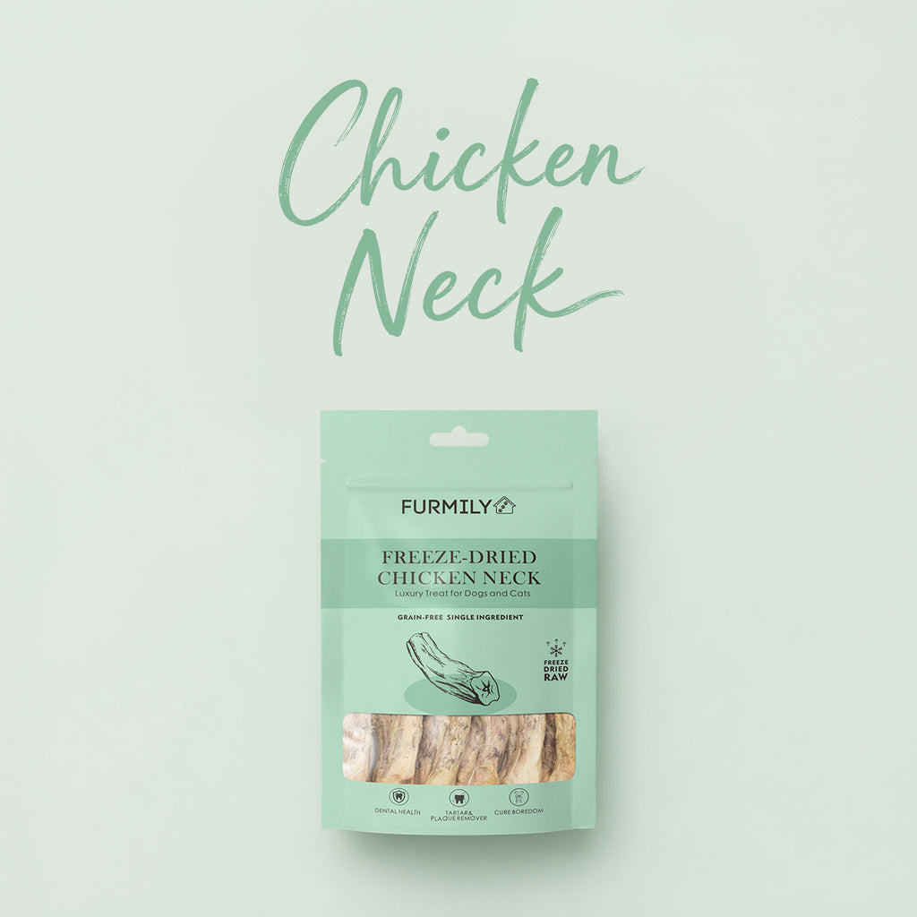 FREEZE-DRIED CHICKEN NECKS PET TREATS