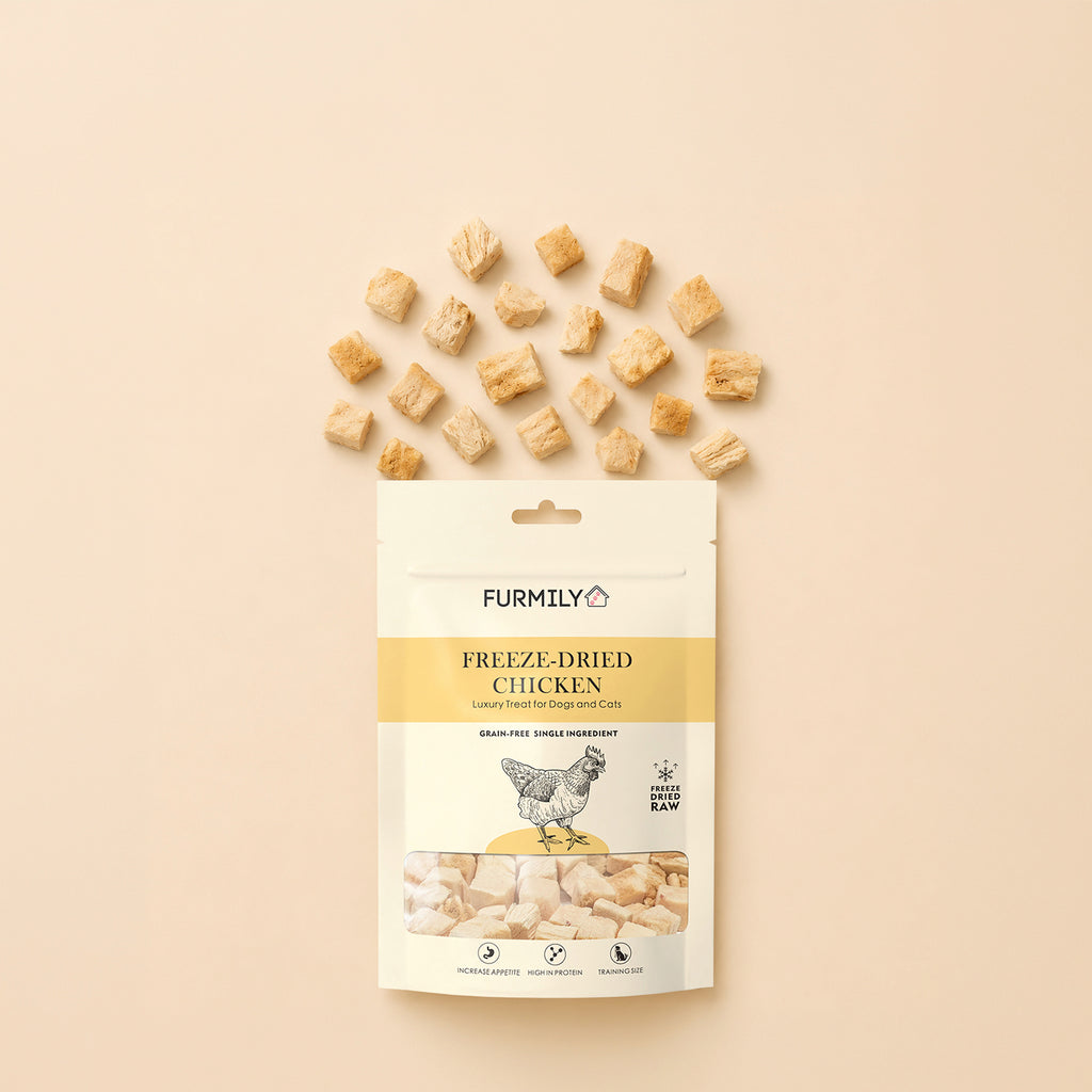 Freeze-Dried Chicken Pet Treats by FURMILY 40g/100g