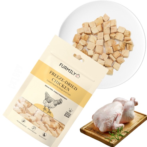 Freeze-Dried Chicken Pet Treats by FURMILY 40g/100g