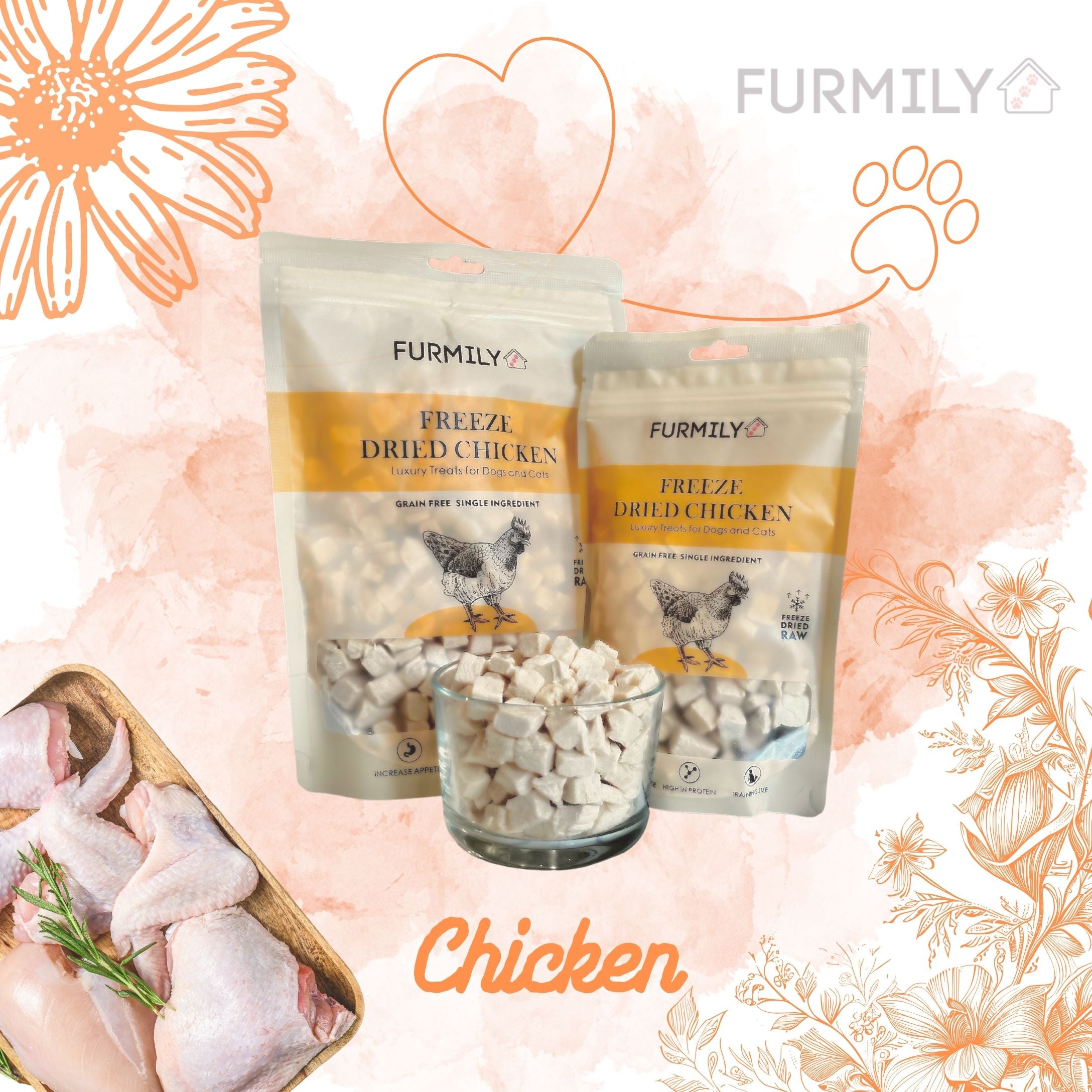 Freeze-Dried Rainbow Treats Box for Cats & Dogs by Furmily