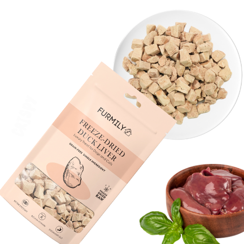 Freeze-Dried Duck Liver Pet Treats by FURMILY 40g