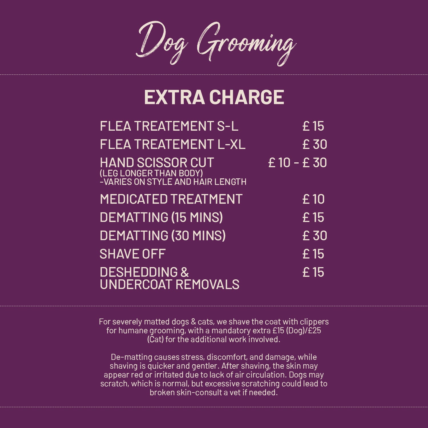 Dog Grooming | E20 1BD