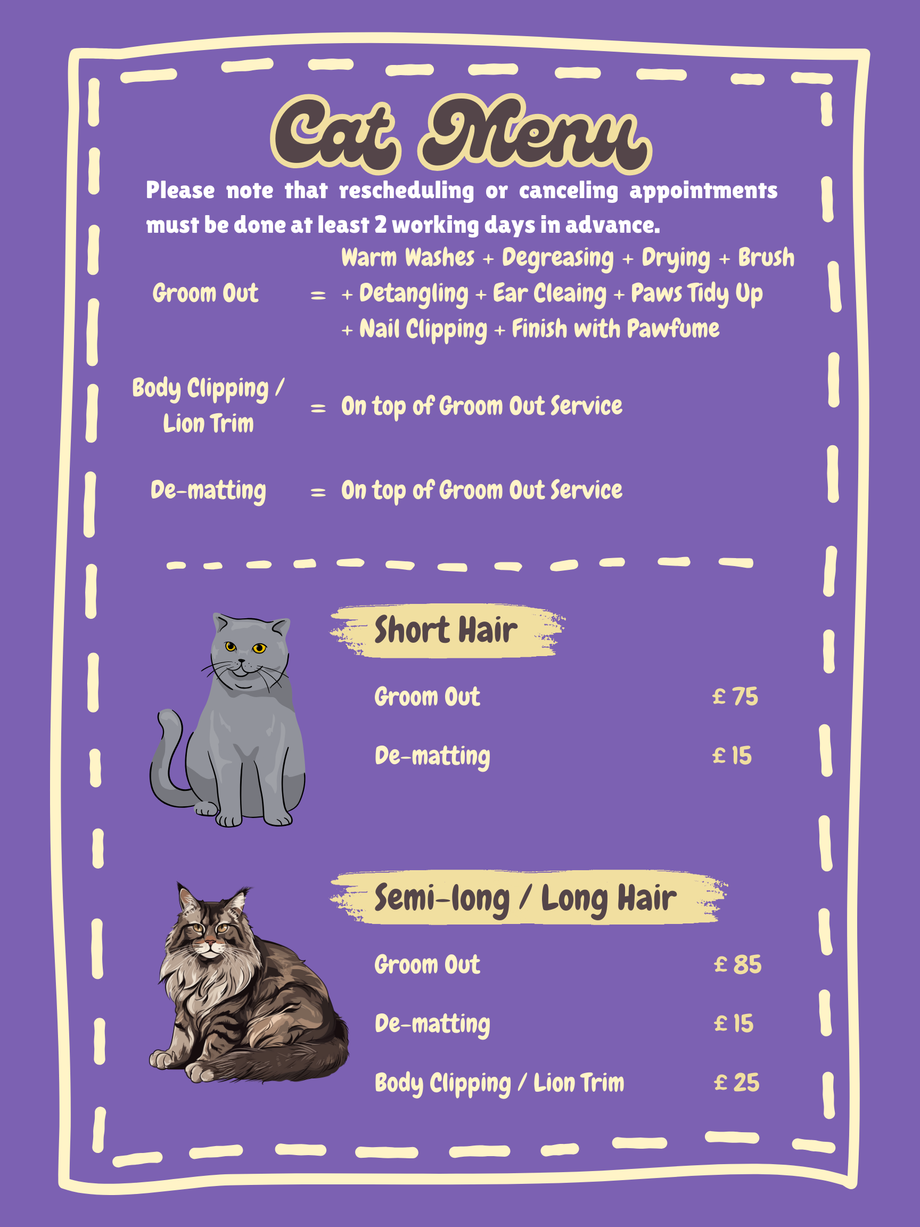 Cat Salon Cat Shave Near Me Cat Groomer Cat Flea Dip Services Near