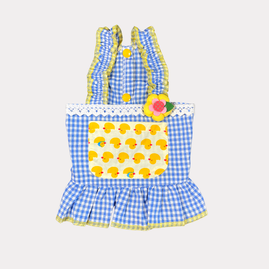 Cute Duck & Flower Apron
