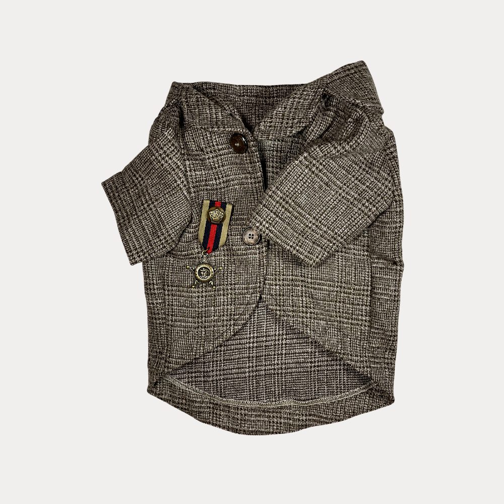 'Suit Up!' Hand Made Dog Suit (Blazer & Vest)