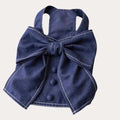 The Denim Bow Tie Harness Shirt/Dress Couple Collection For Small Dogs