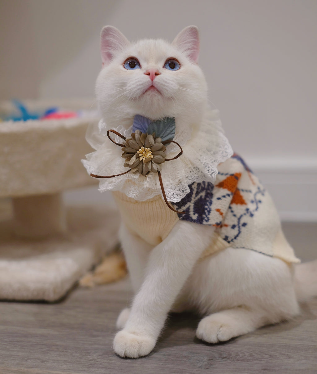 Camellia Flower Lace Neckerchief