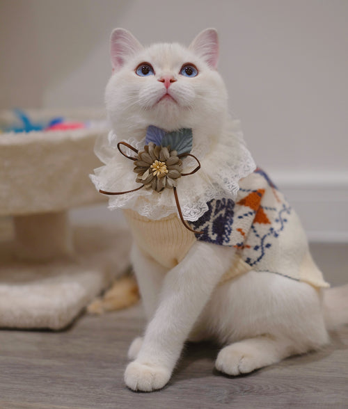 Camellia Flower Lace Neckerchief