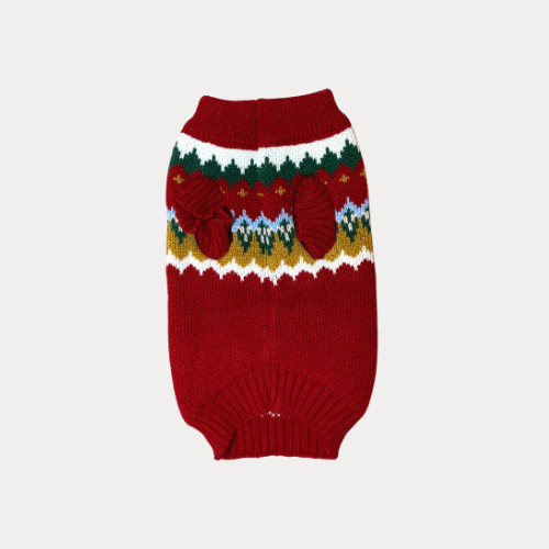 Red Sleeveless Christmas Jumper