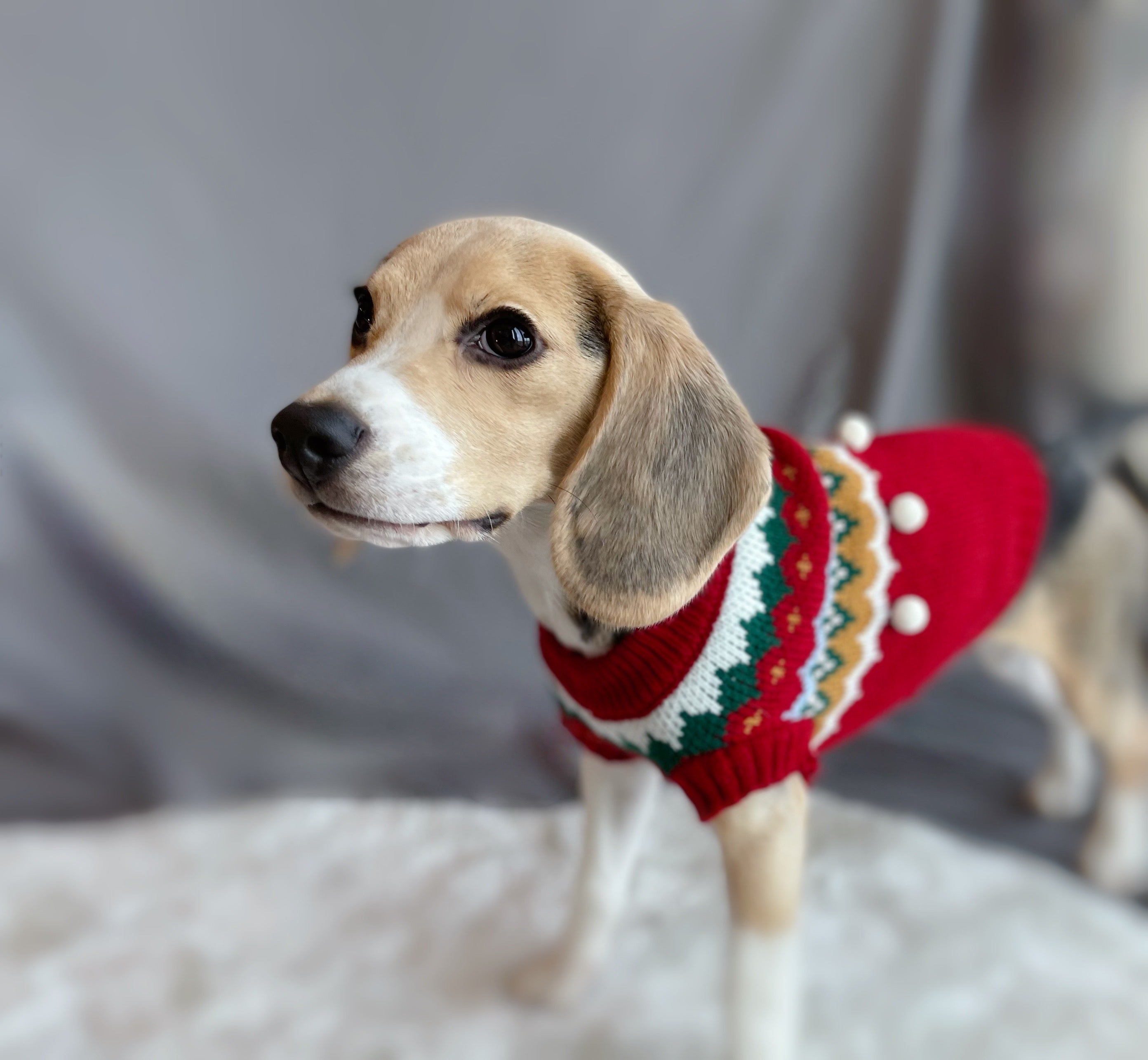 Red Sleeveless Christmas Jumper