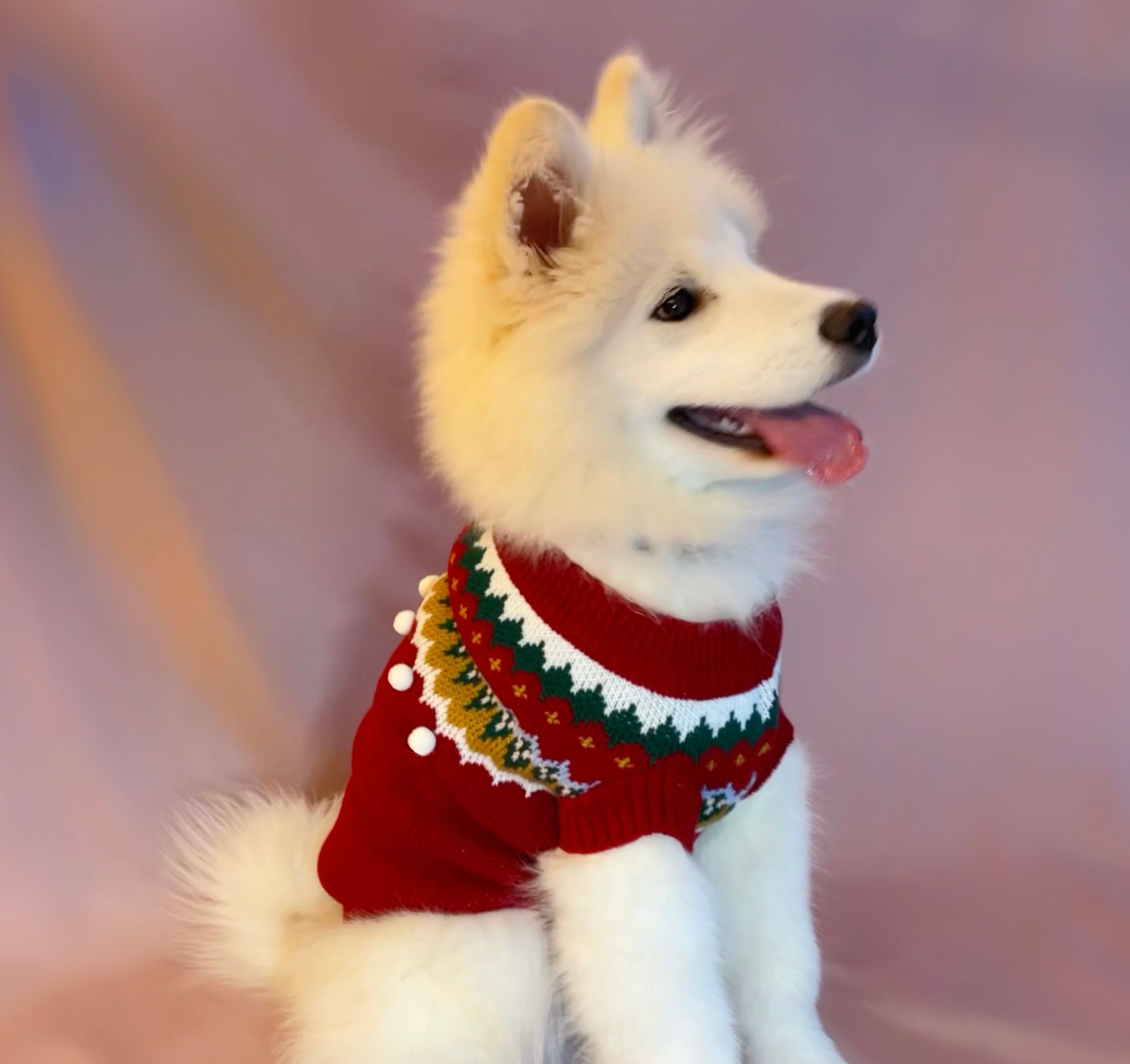 Red Sleeveless Christmas Jumper