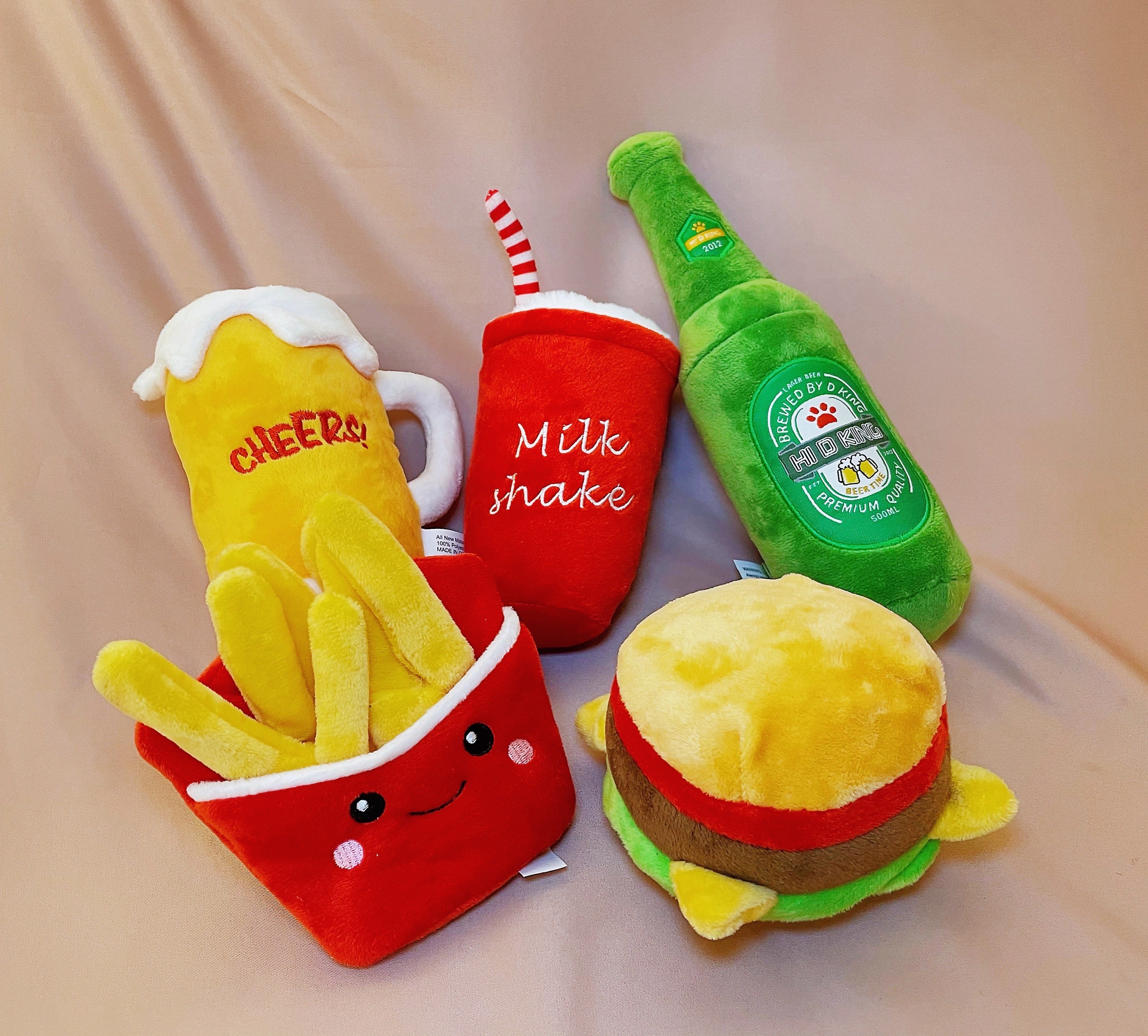 Foodies’s Heaven Squeaky Toys Bundle