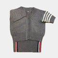 Designer Stripe Grey Cardigan