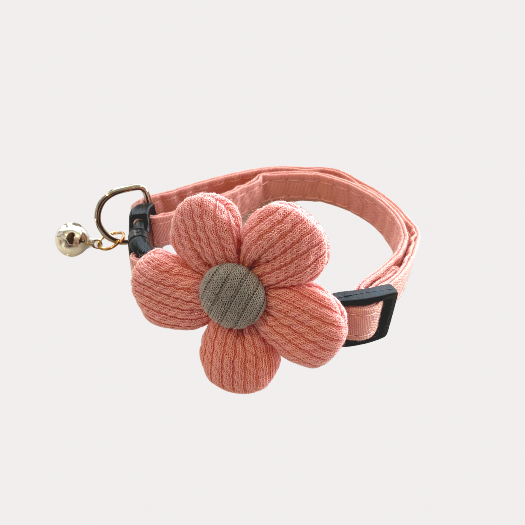 Cute Flower Adjustable Collar with Bell