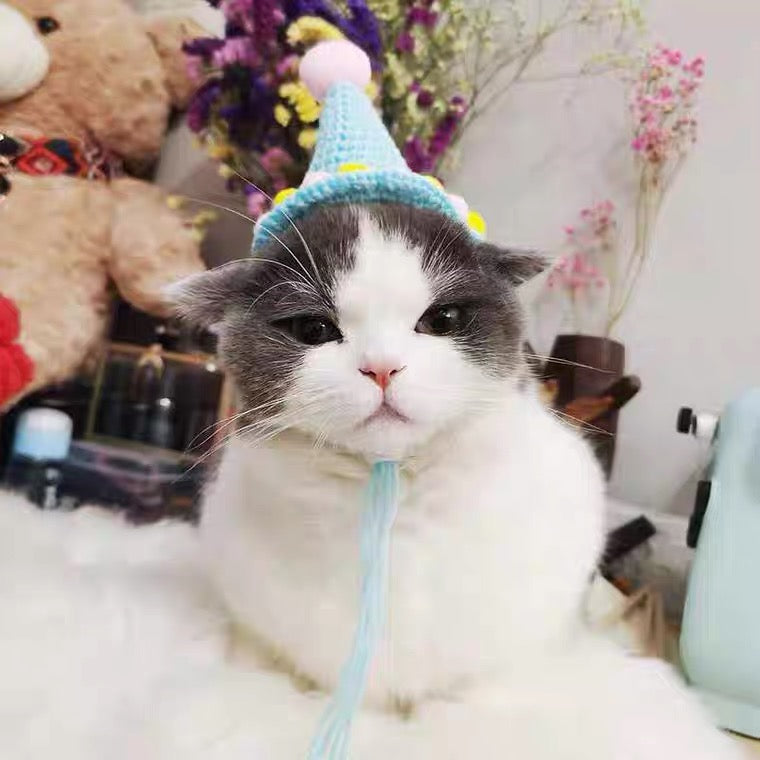 Handmade Crochet Birthday Hat