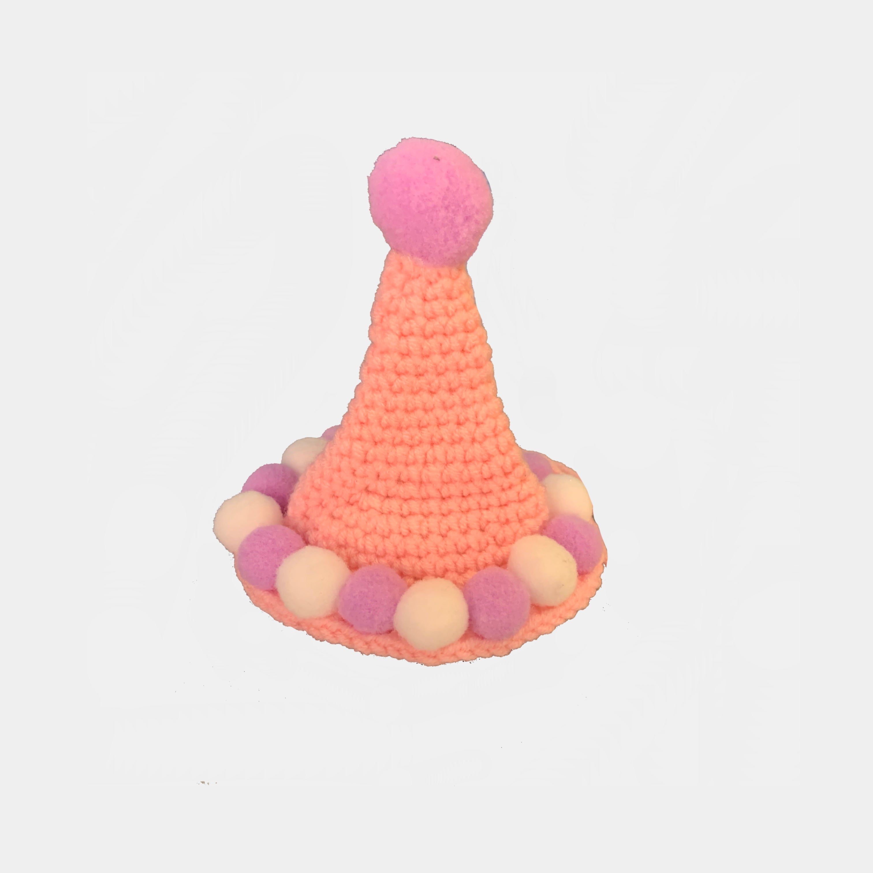 Handmade Crochet Birthday Hat